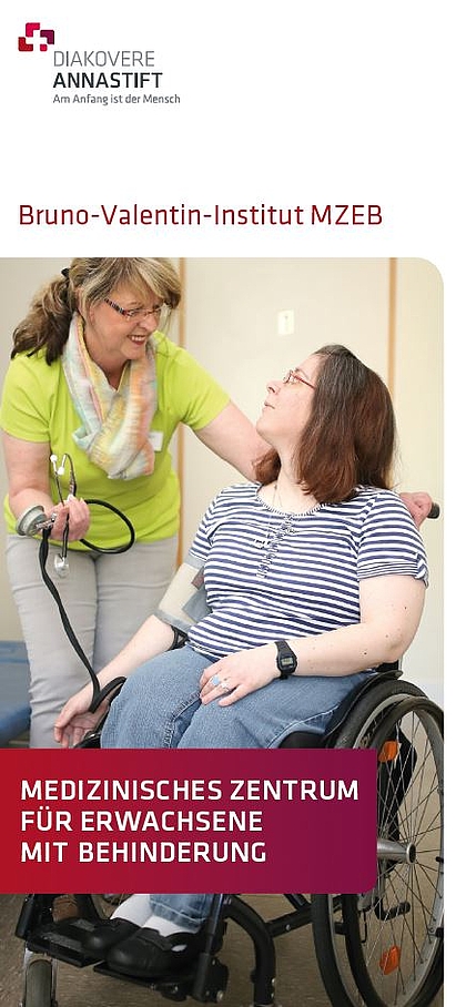 Das Bild zeigt ein Titelblatt eines Flyers